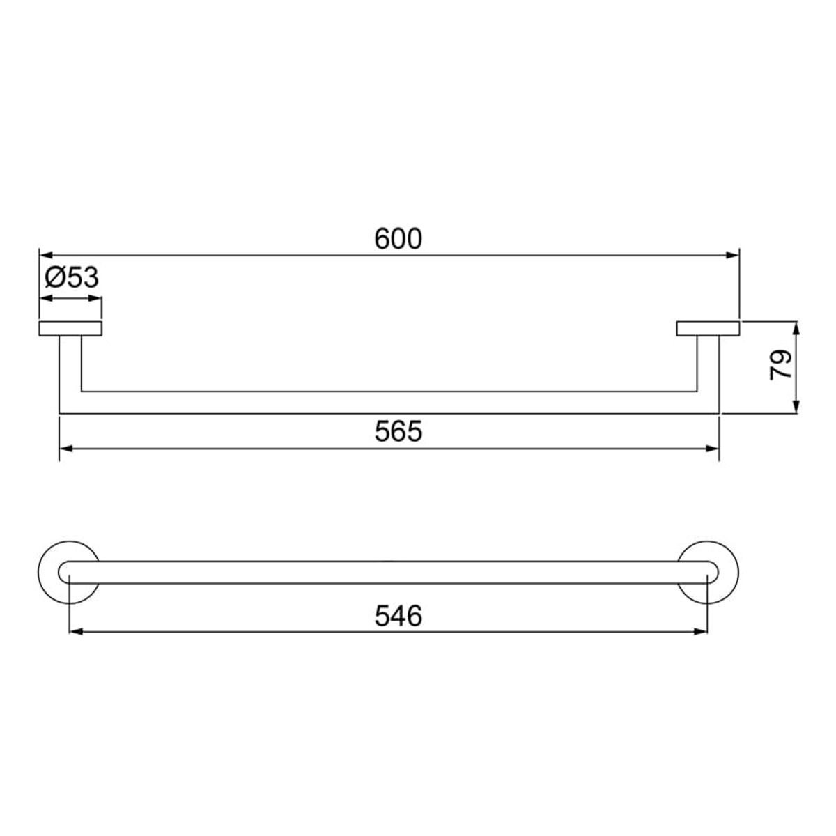 Toalheiro Barra Chrome Lorenzetti 2040 C82 - 2