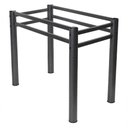 Ver imagem 4 de Pé Base de Mesa Jantar para Tampos Pedra Granito Vidro 1,20 Cor:texturizado