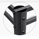 Ver imagem 3 de Pé Base de Mesa Jantar para Tampos Pedra Granito Vidro 1,20 Cor:texturizado