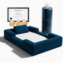 Ver imagem 1 de Cama Montessoriana Infantil Cama Kids Mr Baby + Segurança:Azul