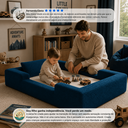 Ver imagem 3 de Cama Montessoriana Infantil Cama Kids Mr Baby + Segurança:Azul
