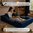 Ver imagem 7 de Cama Montessoriana Infantil Cama Kids Mr Baby + Segurança:Azul