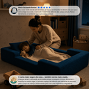 Ver imagem 6 de Cama Montessoriana Infantil Cama Kids Mr Baby + Segurança:Azul