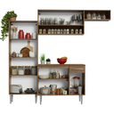 Ver imagem 5 de Armário de Cozinha Completa 229cm Rustic Emilly Madesa 18XA
