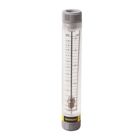 Rotâmetro em Linha Flow Meter 1 a 10 Gpm Medidor Fluxo Água