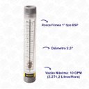 Ver imagem 2 de Rotâmetro em Linha Flow Meter 1 a 10 Gpm Medidor Fluxo Água