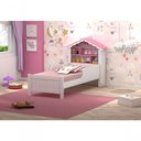 Ver imagem 1 de Cama Princesa Infantil Tipo Casinha com Colchão – Encanto e Conforto para Meninas