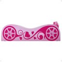 Ver imagem 5 de Cama Infantil Carruagem Alice Rosa Montessoriana Mdf Segura Quarto Menina Criança Princesa - Rpm