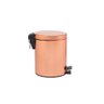 Lixeira Em Inox Com Pedal 5 Litros Prizi Rose Gold - 2