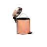 Lixeira Em Inox Com Pedal 5 Litros Prizi Rose Gold - 4