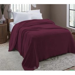 Cobertor Velour King Size 2,60m X 2,40m Berinjela - 1