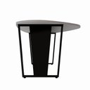 Ver imagem 6 de Mesa para Reunião Orgânica sem Gavetas MDF-MDP 183cm Cinza Sagrado com Preto F5