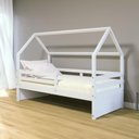 Ver imagem 1 de Cama Casinha Slim Rb com Grade de Proteção Branco Housin