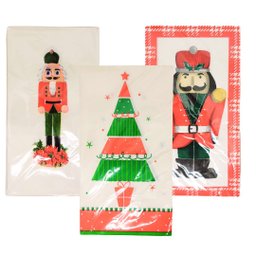 Kit Guardanapos Natalinos Decorados Estampas Diversas 60 Folhas Duplas 20x11cm - Magizi - 1 Kit Guardanapos Natalinos Decorados Estampas Diversas 60 Folhas Duplas 20x11cm - Magizi - 1