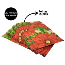 Kit Guardanapos Natalinos Decorados Estampas Diversas 60 Folhas Duplas 20x11cm - Magizi - 6 Kit Guardanapos Natalinos Decorados Estampas Diversas 60 Folhas Duplas 20x11cm - Magizi - 6