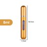 Mini Frasco Porta Perfume Recarregavel Bolsa Viagem 8ml Dourado Fosco - 2