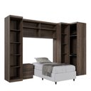 Ver imagem 3 de Guarda Roupa Modulado Dallas 5 Modulos 7 Portas de Bater 3 Gavetas