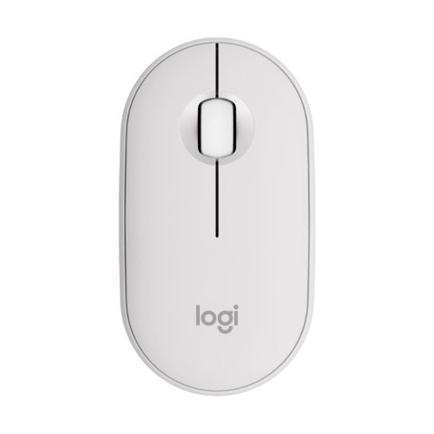 Mouse sem Fio Logitech Pebble 2 M350s - Bluetooth - 4000dpi - Branco - 910-007047