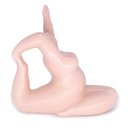 Ver imagem 2 de Enfeite Decorativo Yoga Rosa em Cerâmica Estilo Nórdico 22,3 Cm F04 - D’Rossi