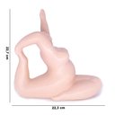 Ver imagem 4 de Enfeite Decorativo Yoga Rosa em Cerâmica Estilo Nórdico 22,3 Cm F04 - D’Rossi