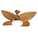 Ver imagem 1 de Ventilador de Teto Jet Aspen Venti-delta Cobre 4Pás Freijó+Controle 110v