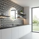 Ver imagem 2 de Pastilha de Vidro Adesiva Kit 42 Uni Banheiro Cozinha Decoraçao Lavabo Sala Moderna Obra Parede Ladr