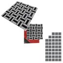 Ver imagem 1 de Pastilha de Vidro Adesiva Kit 42 Uni Banheiro Cozinha Decoraçao Lavabo Sala Moderna Obra Parede Ladr