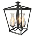 Ver imagem 3 de Luminaria Ferro Para Espaços de Festas Estilo Lampião Com Cúpulas De Vidro Libertas Rosas Artesanato