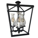 Ver imagem 6 de Luminaria Ferro Para Espaços de Festas Estilo Lampião Com Cúpulas De Vidro Libertas Rosas Artesanato