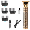 Máquina de Barbear e Cortar Cabelo Profissional Recarregável - 1