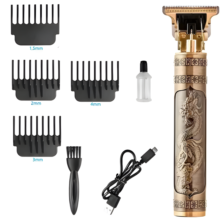 Máquina de Barbear e Cortar Cabelo Profissional Recarregável Máquina de Barbear e Cortar Cabelo Profissional Recarregável