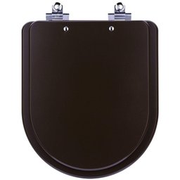 Assento Sanitário Fechamento Lento Carrara Marrom Fosco para vaso Deca - 1