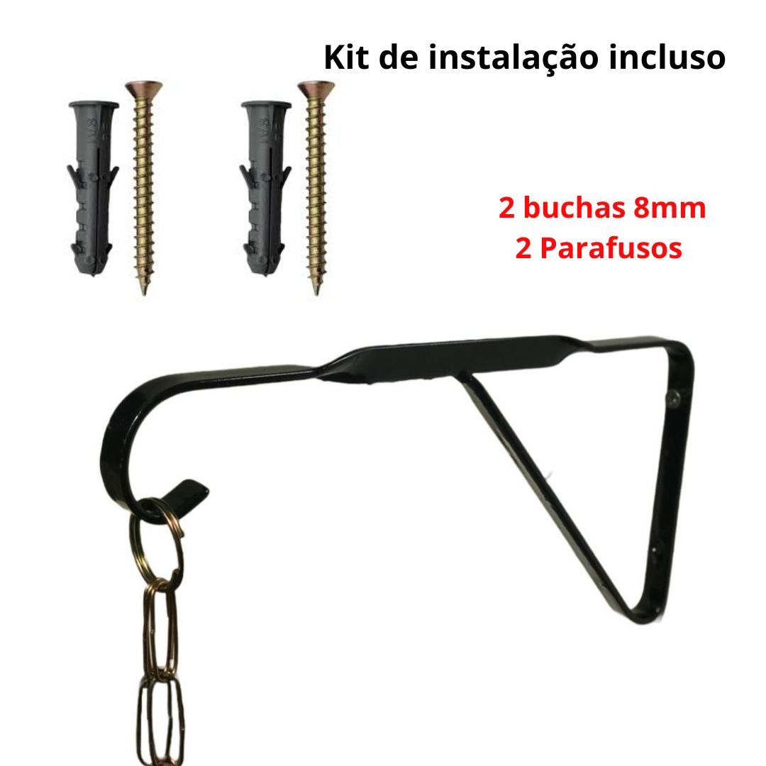 Suporte Gancho para Plantas Pendentes Kit com 10 - 4