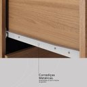 Ver imagem 6 de Guarda Roupa Casal 6 Portas e 2 Gavetas Verso - Amêndola Touch/off White