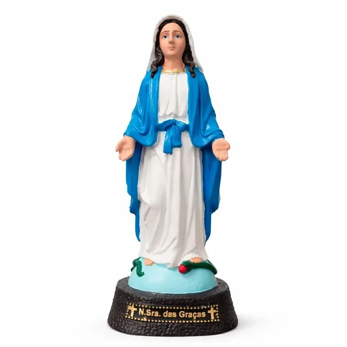 Imagem de Nossa Senhora Das Graças de Borracha Inquebrável - 22 cm