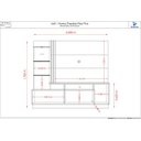 Ver imagem 5 de Estante Frizz Plus para TV de até 60 polegadas - FENDI / NATURAL - Madetec