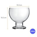 Ver imagem 4 de Jogo 12 Taças de Sobremesa em Vidro Potes Incolor 400ml Doces Frutas Paulista Nadir