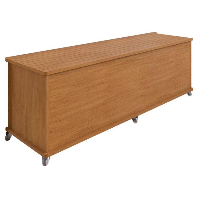 Baú com Rodízios para Quarto Altair Cedro Baú com Rodízios para Quarto Altair Cedro