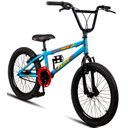 Ver imagem 1 de Bicicleta Aro 20 Bmx Infantil Flay Aro Aero Freio V-brake Menino 6, 7, 8, 9, 10 + Anos - Azul Claro