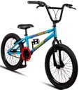 Ver imagem 1 de Bicicleta Aro 20 Bmx Infantil Flay Aro Aero Freio V-brake Menino 6, 7, 8, 9, 10 + Anos - Azul Claro