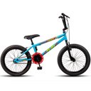 Ver imagem 2 de Bicicleta Aro 20 Bmx Infantil Flay Aro Aero Freio V-brake Menino 6, 7, 8, 9, 10 + Anos - Azul Claro