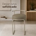 Ver imagem 7 de Puff Evans Metal Champagne Couríssimo Fendi