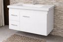 Ver imagem 2 de Kit Gabinete Cuba e Espelheira 74cm para Banheiro 100% Mdf:branco