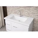 Ver imagem 4 de Kit Gabinete Cuba e Espelheira 74cm para Banheiro 100% Mdf:branco