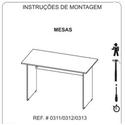Mesa Escritório 1,50x0,60m -02 Gavetas - WORKSTART - NOGAL SEVILHA/PRETO - 21473 - 6