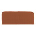 Ver imagem 6 de Cabeceira Painel Orgânico Cama Box Casal Padrão Aira 140cm Dobrável Bouclé Terracota - Desk Design