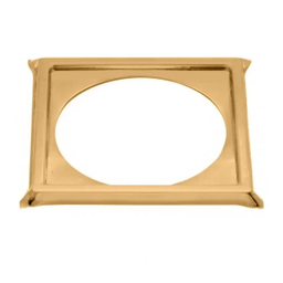 Kit C/2 Porta Grelha Ralo Click 15x15 Suporte Inox Dourado - 2