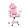 Cadeira Gamer Fox Racer RGB Rosa com Iluminação (Led) - Branco - 1