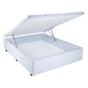 Ver imagem 1 de Cama Box Baú Casal Branco Sintetico 138x188