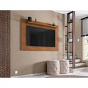 Ver imagem 2 de Painel Safira para Tv até 50 Polegadas Design Moderno e Prateleira Versátil - 3 Cores:cedro